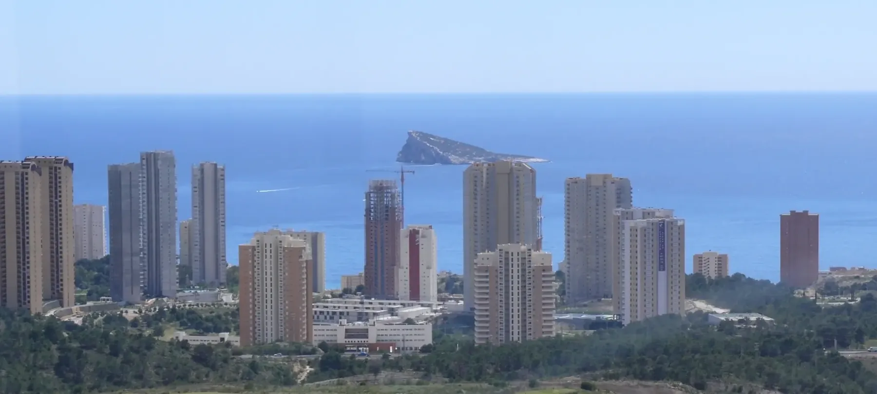 Vista de una localidad costera de la Costa Blanca, Alicante